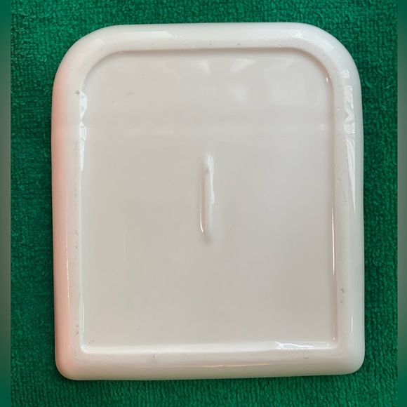 Luxury Skincare La Mer Porcelain Ceramic Tray RARE Green Cream - Picture 2 of 6